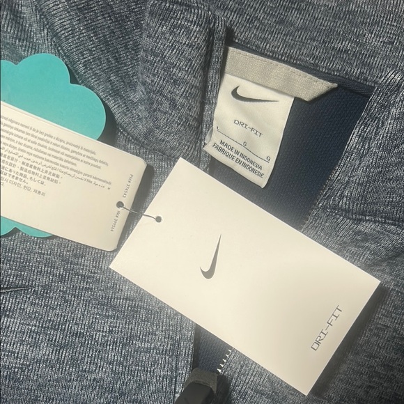 Nike Men's Blue coaches Quarter-Zip Sweater - Picture 2 of 5